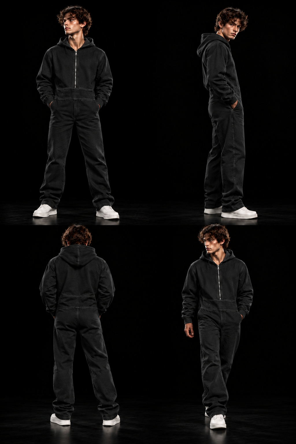 Black concept, shown from four angles